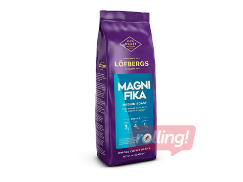 Kafijas pupiņas Löfbergs Magnifika, 400g