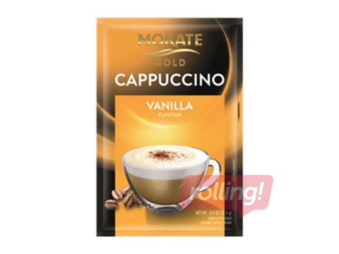 Kapučīno dzēriens Mokate Gold, vaniļas, 8x12.5g