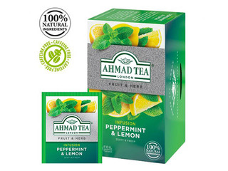 Piparmētru un citrona tēja Ahmad, 20 pac.