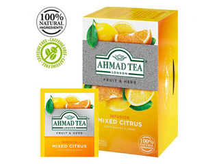 Tēja augļu Ahmad, apelsīns un citrons, 20 pac.
