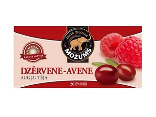 Tēja augļu Možums, dzērvene/avene, 20 pac.