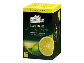 Tēja melnā aromatizētā Ahmad Lemon&Lime, 20 pac.