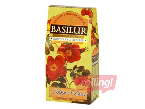 Tēja melnā beramā Basilur Raspberry/Rosehip,100 g
