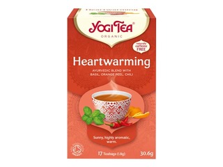 Tēja ajūrvēdas Bio Yogi Sirds siltumam Heartwarming, 17 pac. 