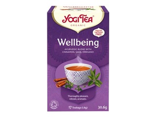 Tēja ajūrvēdas BIO Yogi Labsajūtai Wellbeing, 17 pac.