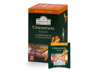 Tēja melnā aromatizētā AHMAD Cinnamon, 20 x 2 g 