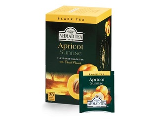 Tēja melnā aromatizētā Ahmad Apricot Sunrise, 20 pac.