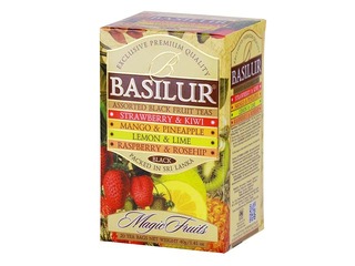 Tēja melnā Basilur Magic Fruits Asorti, 25 pac