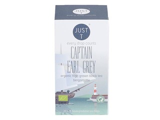Tēja melnā Just-T Captain Earl Gray Bio 1,75g x 20