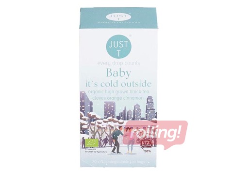 Tēja melnā Just-T Baby It's Cold Outside Bio 1,75g x 20