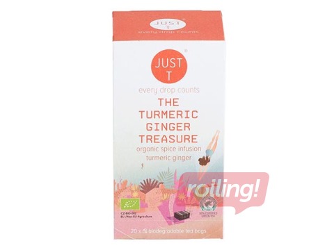 Tēja zāļu Just-T The Tumeric Ginger Treasure Bio 2g x 20