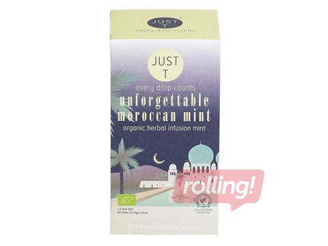 Tēja zāļu Just-T Unforgettable Maroccan Mint Bio 2g x 20