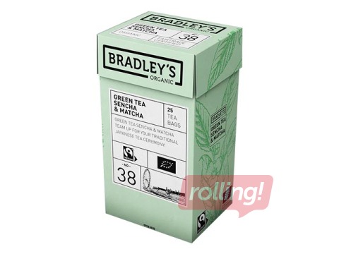 Tēja zaļā Bradley's senča un mača, 25 pac.