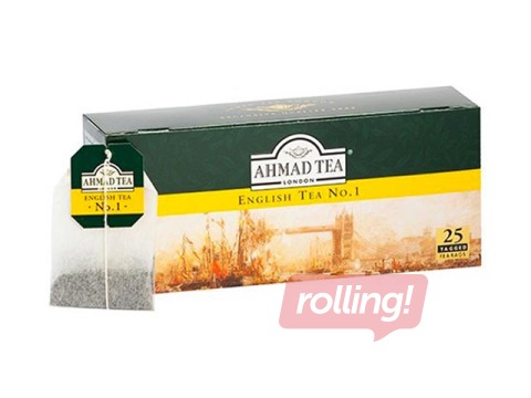 Tēja melnā Ahmad English tea No.1, 25x2g
