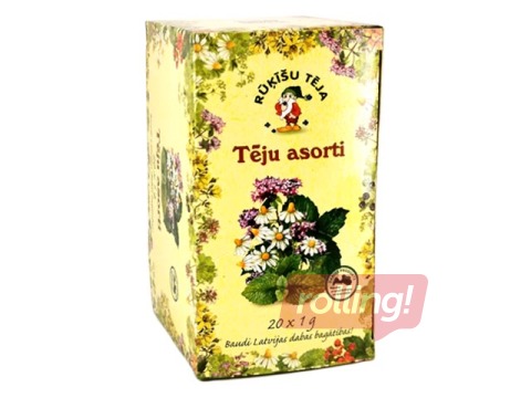 Tēju asorti Rūķīšu tēja, 20 x 1 g