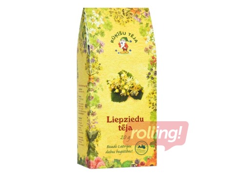 Tēja liepziedu Rūķīšu tēja, beramā, 20g