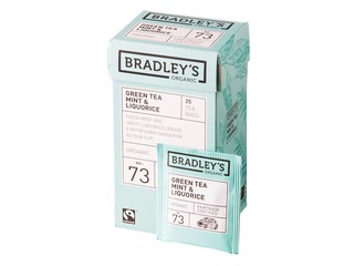 Tēja piparmētru bioloģiskā Bradley''s, 25 pac.