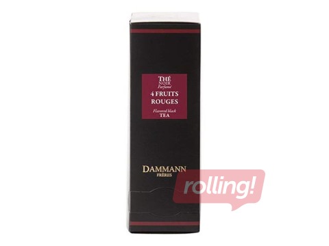Tēja melnā 4 fruits Rouges Dammann, 24 pac.