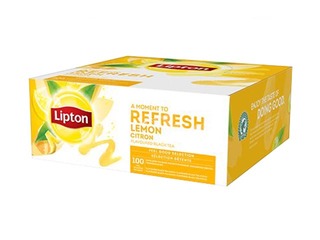 Tēja melnā Lipton Lemon, 100 pac.