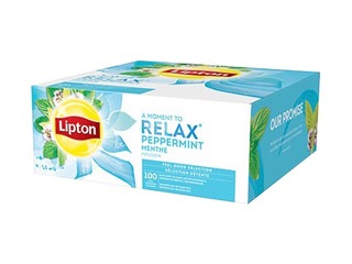 Tēja piparmētru Lipton, 100 pac.