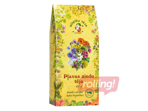 Tēja pļavas ziedu Rūķīšu tēja, beramā, 40g