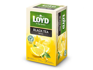 Tēja melnā Loyd, ar citronu, 20x1.7g
