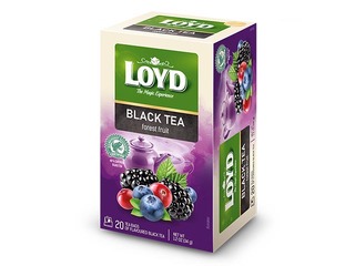 Tēja melnā Loyd ar meža ogu garšu, 20x1,7g
