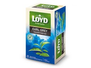 Tēja melnā Loyd Early Grey, 20x1,7g