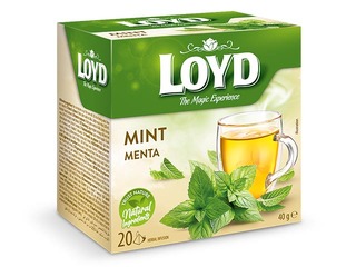 Tēja piparmētru Loyd Pyramids Herbal 20 x 2g