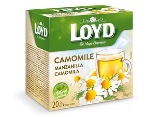 Tēja kumelīšu Loyd Pyramids Herbal, 20 x 1,5g