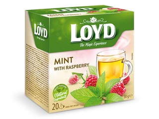 Tēja piparmētru Loyd Pyramids Herbal ar avenēm, 20 x 1,5g