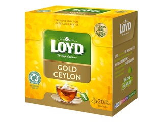 Tēja melnā Loyd Pyramids Gold Ceylon, 20x2 g