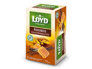 Tēja sarkanā Loyd Honey & Madagascar Vanilla, 20x2g