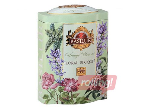 Tēja zaļā Basilur Vintage Blossoms Floral Bouquet, 100g