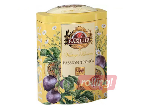 Tēja zaļā Basilur Vintage Blossoms Passion Tropica, 100g
