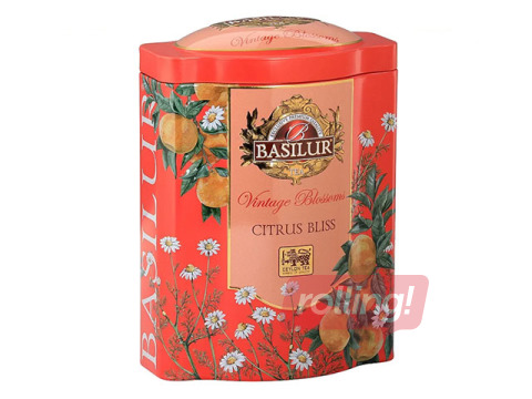 Tēja melnā Basilur Vintage Blossoms Citrus Bliss, 100g