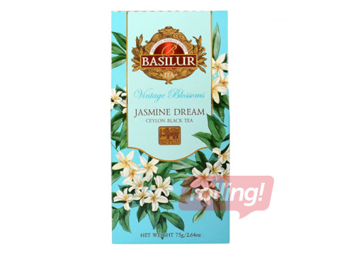 Tēja melnā Basilur Vintage Blossoms Jasmine Dream, 75g