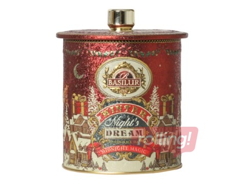 Melnā tēja beramā Basilur Midnight Magic, 100g