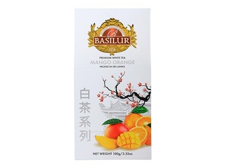 Tēja baltā Basilur Premium White Tea  Mango&Orange, 100g