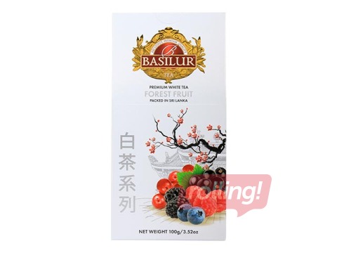 Tēja baltā Basilur Premium White Tea  Forest Fruit, 100g
