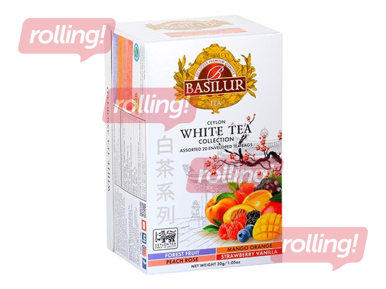 Tēja baltā Basilur Premium White Tea Assorted, 20 pac.