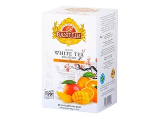 Tēja baltā Basilur Premium White Tea  Mango & Orange, 20 pac.