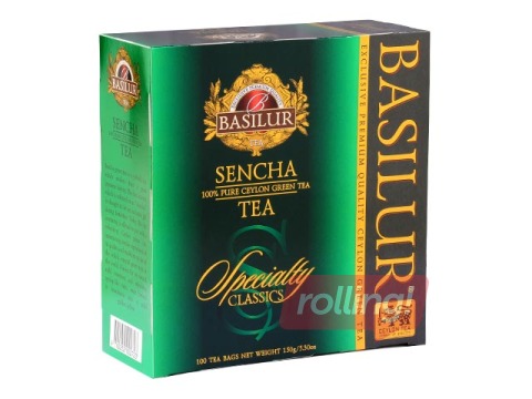 Tēja zaļā Basilur Specialty Classics Sencha, 100 pac.