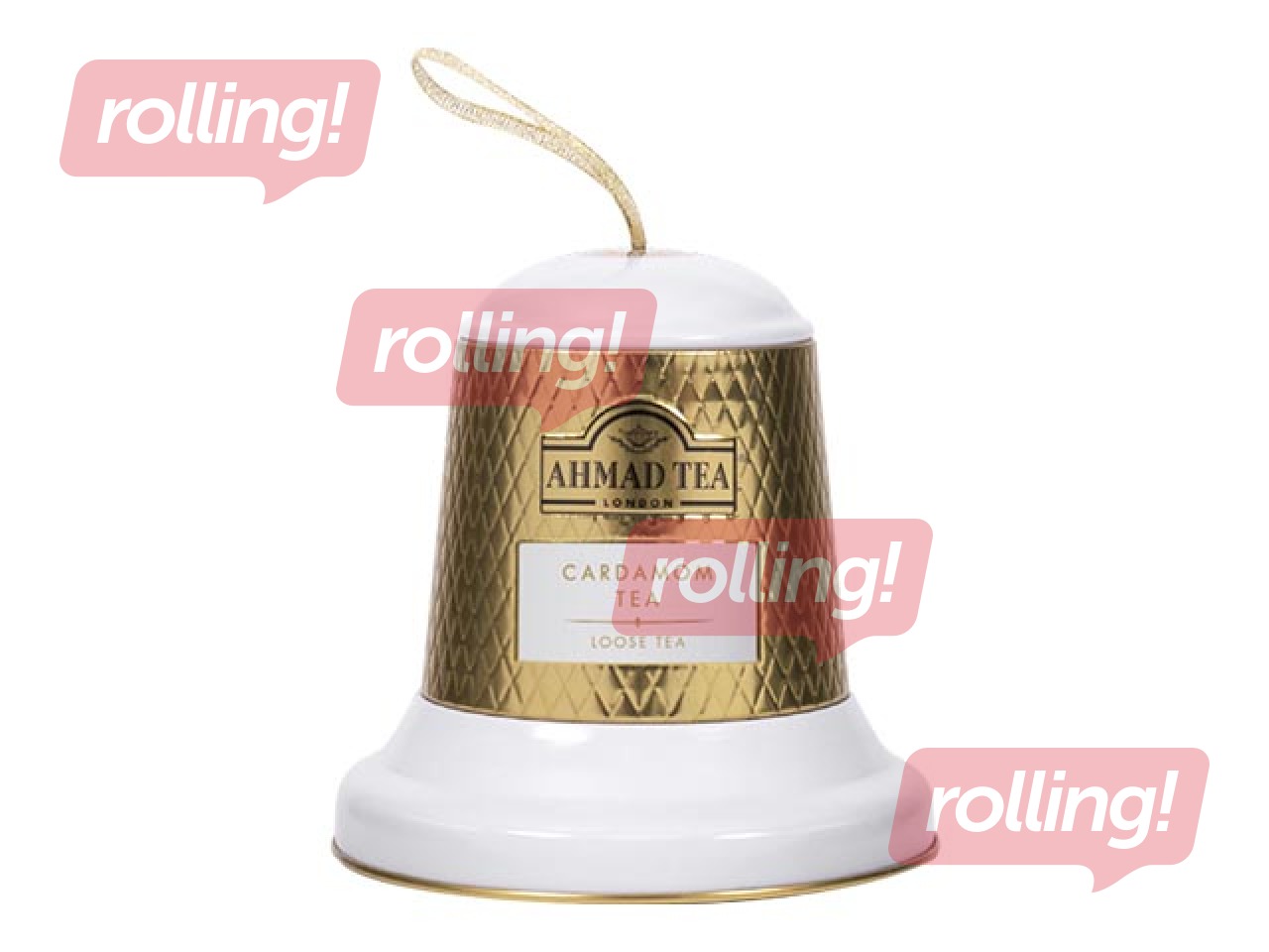 Tēja melnā, Ahmad, ar kardamonu, Ziemassvētku Zvaniņš, 75g