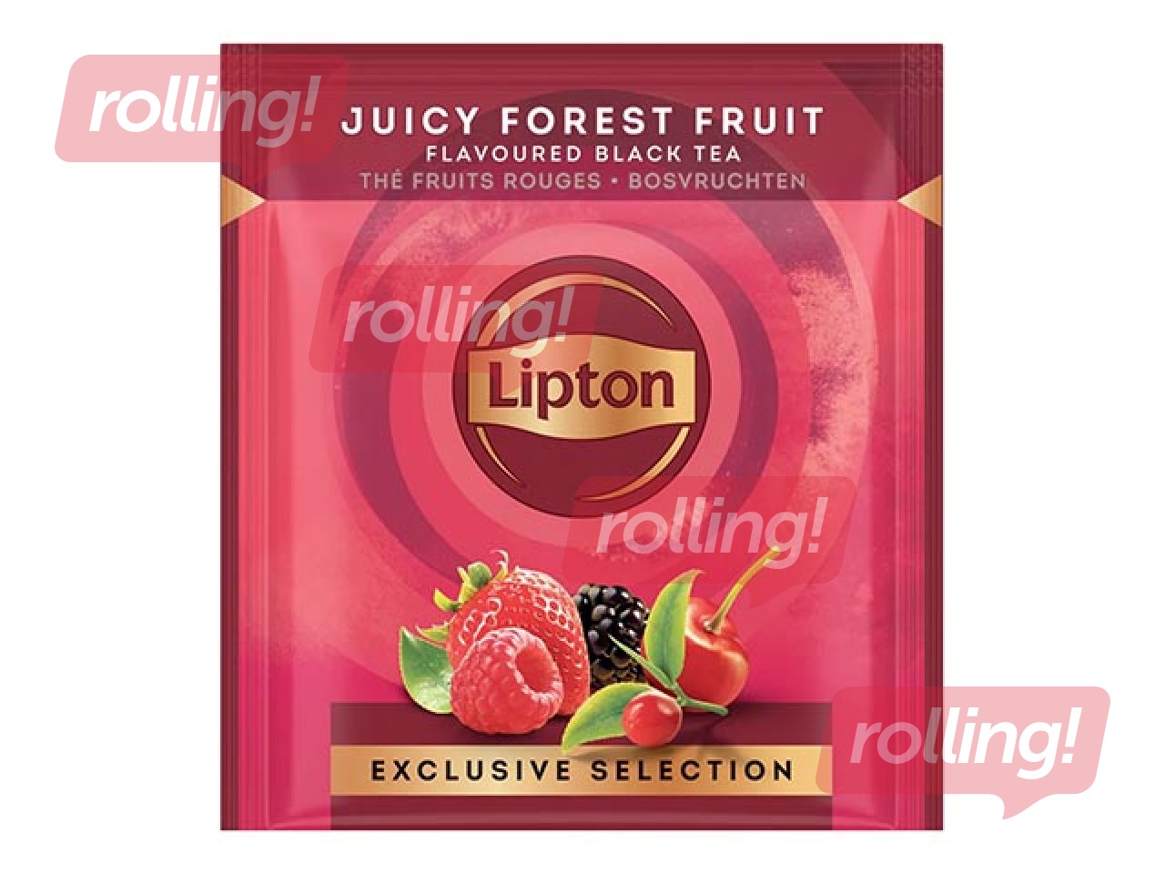 Tēja melnā Lipton ar meža ogām, piramīdas, 25 x 2g