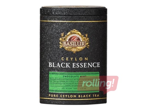 Tēja melnā, Basilur Black Essence, Šokolādes piparmētra, 100g