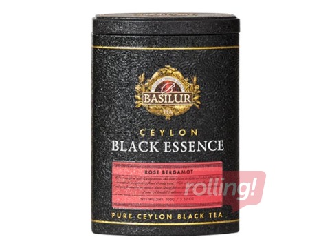 Tēja melnā, Basilur Black Essence, Rožu bergamote, 100g