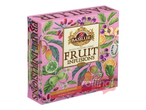 Tēja augļu, Basilur, Fruit Infusions Vol II, 120g, 60 pac