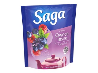 Tēja augļu, Saga, meža ogu, 20pac