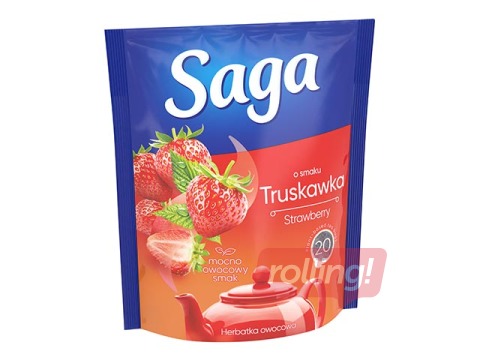 Tēja augļu, Saga, zemeņu, 20pac